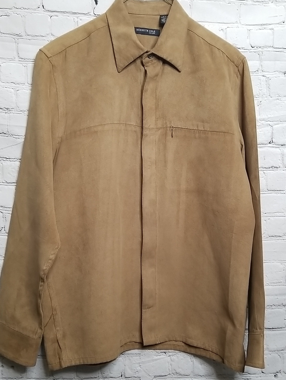 Kenneth Cole Leather Jacket Size Small